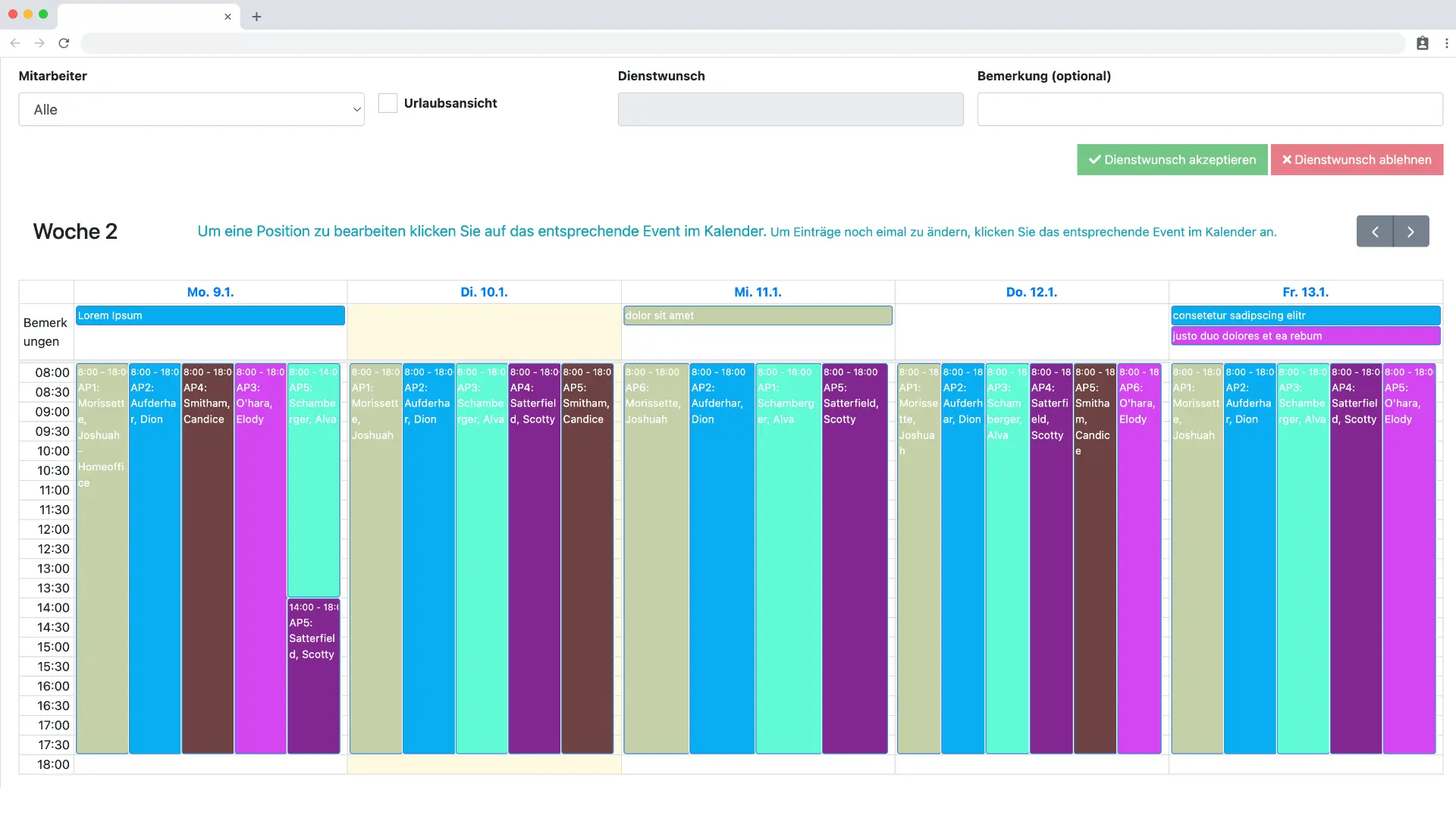 Call-Office365 Arbeitsplanung